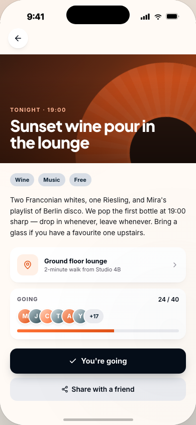 Event detail
